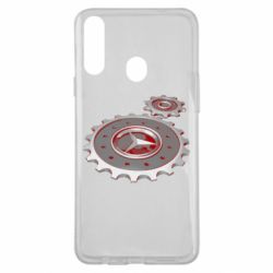 Чехол для Samsung A20s Mercedes logo механизм - PrintSalon