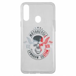 Чехол для Samsung A20s Moto skull - PrintSalon