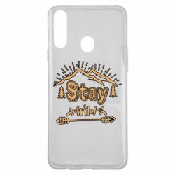 Чехол для Samsung A20s Mountains - Stay Wild - PrintSalon