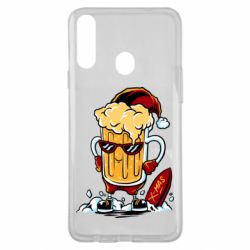 Чехол для Samsung A20s New Year's beer - PrintSalon