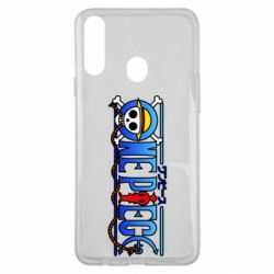 Чехол для Samsung A20s One Piece Logo Skull - PrintSalon