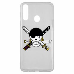 Чехол для Samsung A20s One Piece Zoro logo - PrintSalon