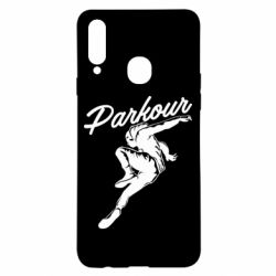 Чохол для Samsung A20s Parkour and jump - PrintSalon