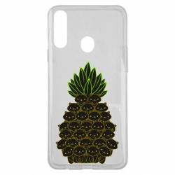 Чехол для Samsung A20s Pineapple cat - PrintSalon