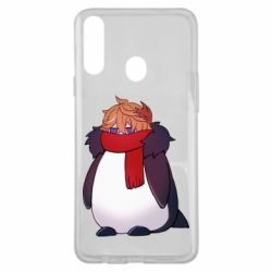 Чехол для Samsung A20s Пингвин Чайльд - PrintSalon