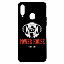 Чехол для Samsung A20s Powerhouse fitness - PrintSalon