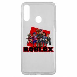 Чехол для Samsung A20s Roblox Team Of Heroes - PrintSalon
