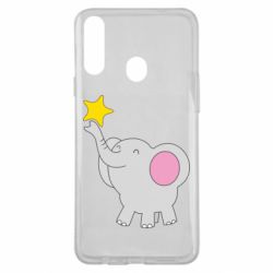 Чехол для Samsung A20s Слон со звездочкой - PrintSalon