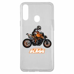 Чехол для Samsung A20s Sport Bike Art - PrintSalon