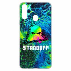 Чехол для Samsung A20s Standoff art skull - PrintSalon