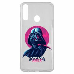 Чехол для Samsung A20s Synthwave Darth Vader - PrintSalon