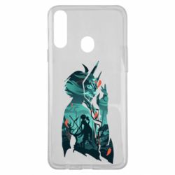 Чехол для Samsung A20s Xiao silhouette - PrintSalon