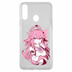 Чехол для Samsung A20s Yae Miko portrait - PrintSalon