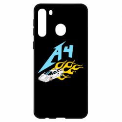 Чехол для Samsung A21 A4 Lamba And Fire - PrintSalon