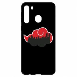 Чехол для Samsung A21 Akatsuki Members Red Cloud - PrintSalon