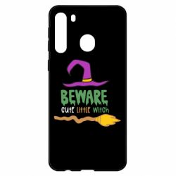 Чехол для Samsung A21 Beware cute little witch - PrintSalon