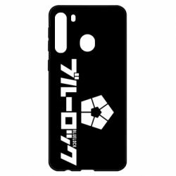 Чехол для Samsung A21 Blue Lock logo - PrintSalon