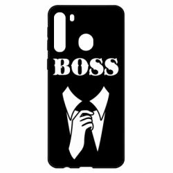 Чехол для Samsung A21 Boss Costume - PrintSalon