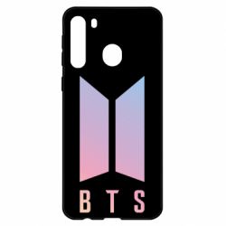 Чехол для Samsung A21 BTS gradient logo - PrintSalon