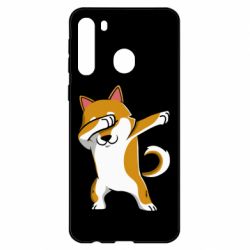 Чехол для Samsung A21 Cool Hachiko - PrintSalon