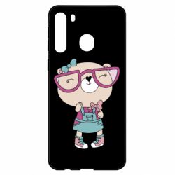 Чехол для Samsung A21 Cute bear - PrintSalon