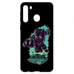Чехол для Samsung A21 Cute Black panther - PrintSalon