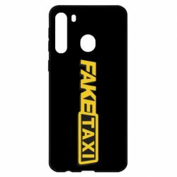 Чехол для Samsung A21 Fake taxi logo 2 - PrintSalon