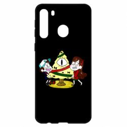 Чехол для Samsung A21 Gravity falls: happy new year - PrintSalon