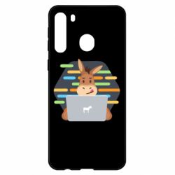 Чехол для Samsung A21 Horse hacker - PrintSalon