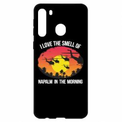 Чехол для Samsung A21 I love the smell napalm, in the morning - PrintSalon