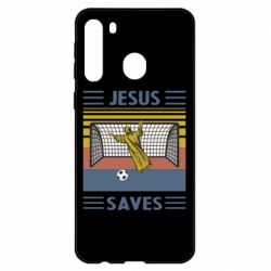 Чехол для Samsung A21 Jesus will save - PrintSalon