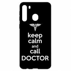 Чехол для Samsung A21 Keep Calm And Call Doctor - PrintSalon