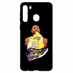Чехол для Samsung A21 Kobe Bryant and sneakers - PrintSalon