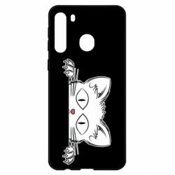 Чехол для Samsung A21 Котейка - PrintSalon