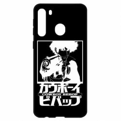 Чехол для Samsung A21 Ковбой Бибоп с ружьем - PrintSalon