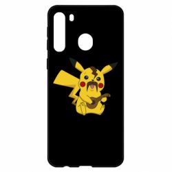 Чехол для Samsung A21 Козак пикачу