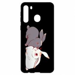 Чехол для Samsung A21 Кролики Вэй и Лань - PrintSalon
