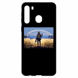 Чехол для Samsung A21 Марка с Крымским мостом - PrintSalon