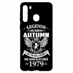 Чехол для Samsung A21 Легенды рождаются. Ваш месяц год рождения (англ.)