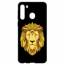 Чехол для Samsung A21 Lion art - PrintSalon