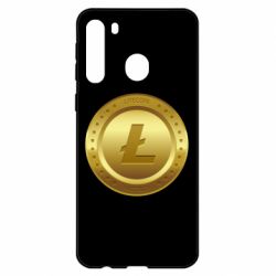 Чехол для Samsung A21 Litecoin coin-PrintSalon Чехол для Samsung A21 Litecoin coin