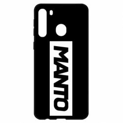 Чехол для Samsung A21 Манто лого - PrintSalon