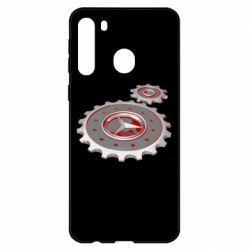 Чехол для Samsung A21 Mercedes logo механизм - PrintSalon