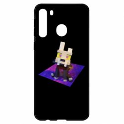 Чехол для Samsung A21 Minecraft King
