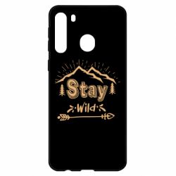 Чехол для Samsung A21 Mountains - Stay Wild - PrintSalon