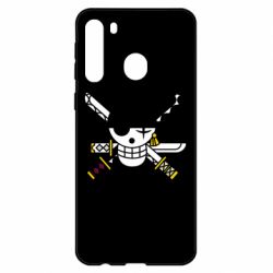 Чехол для Samsung A21 One Piece Zoro logo - PrintSalon