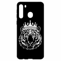Чехол для Samsung A21 Папа-Тигр - PrintSalon