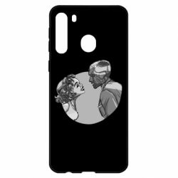 Чехол для Samsung A21 Retro Wanda and Vision - PrintSalon