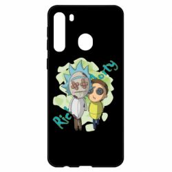 Чехол для Samsung A21 Rick and Morty voodoo doll - PrintSalon