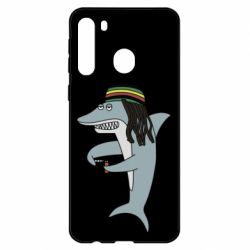 Чехол для Samsung A21 Shark Rastaman - PrintSalon
